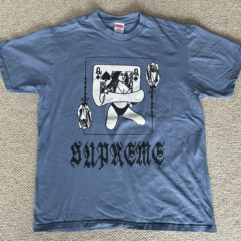 SUPREME queen of Spades T-shirt!